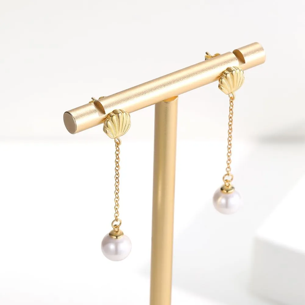 18K Gold Plated Dangle Earrings for Women, Gold Drop Dangling Earrings Hypoallergenic Jewelry Gift