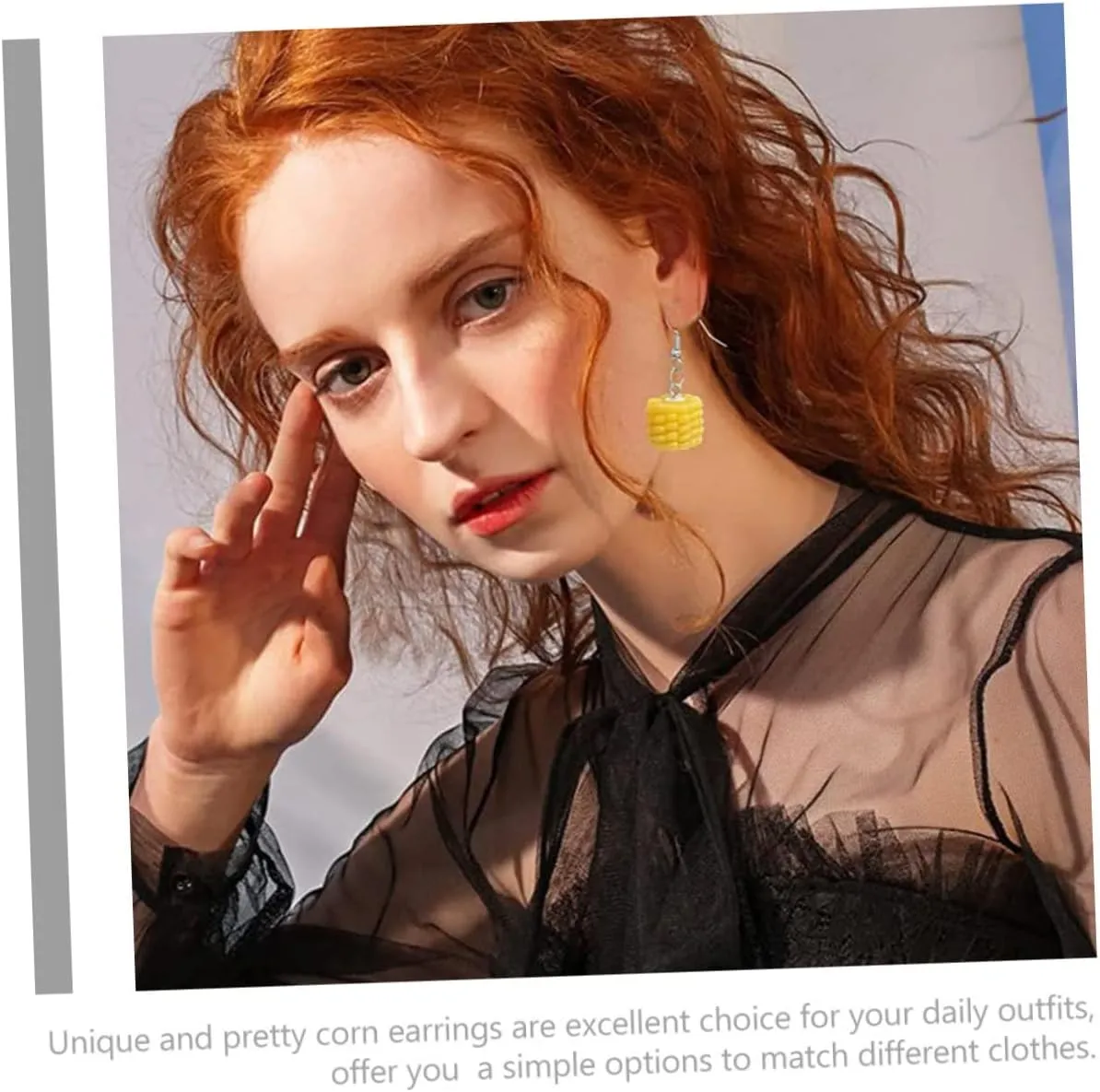 2 Pairs Corn Earrings Graduation Earrings 2023 Food Earrings for Women Trendy Earrings for Women 2023