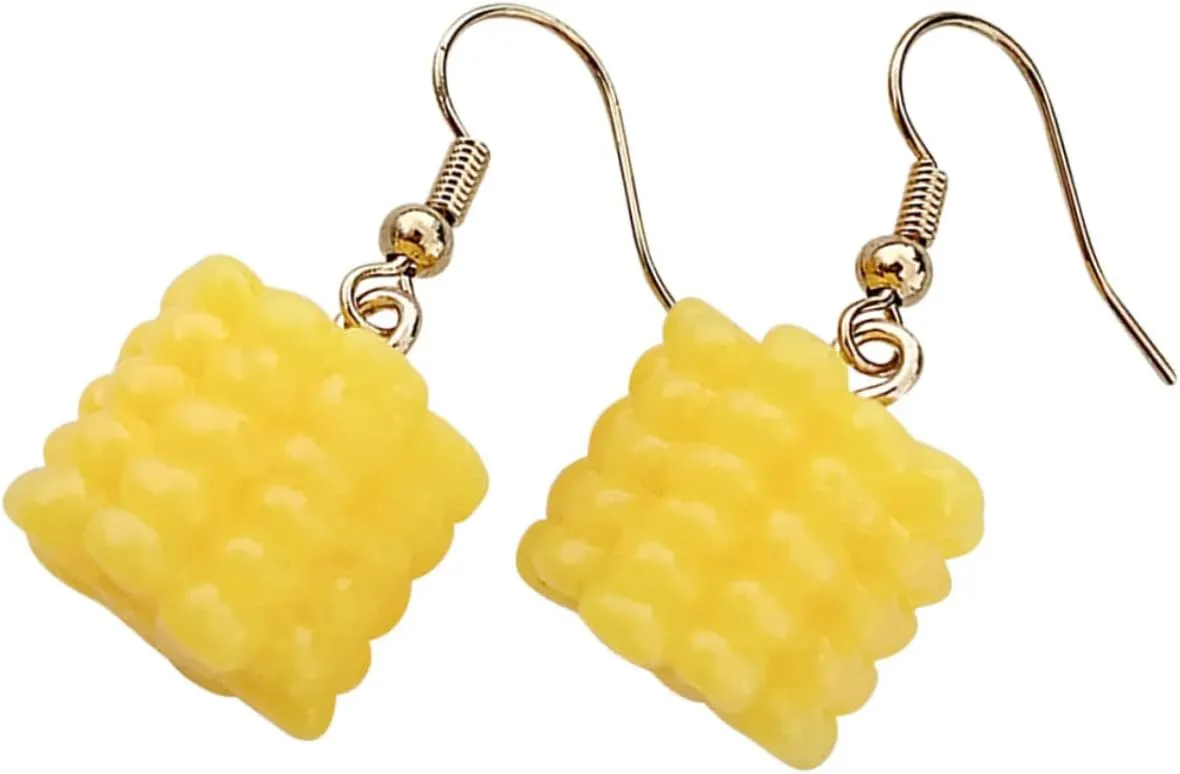2 Pairs Corn Earrings Graduation Earrings 2023 Food Earrings for Women Trendy Earrings for Women 2023