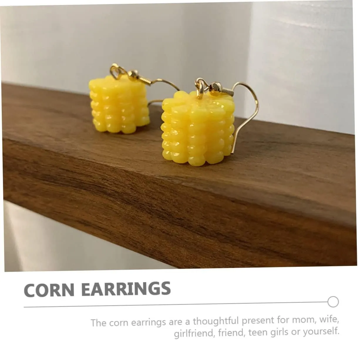 2 Pairs Corn Earrings Graduation Earrings 2023 Food Earrings for Women Trendy Earrings for Women 2023