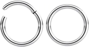 2pc 16g Hinged Clicker Captive Bead Ring Steel 8mm Helix Earring Nose Hoop Rook Cartilage Tragus Lip Septum Eyebrow Ear Lobe Nostril Rings Seamless Surgical Steel