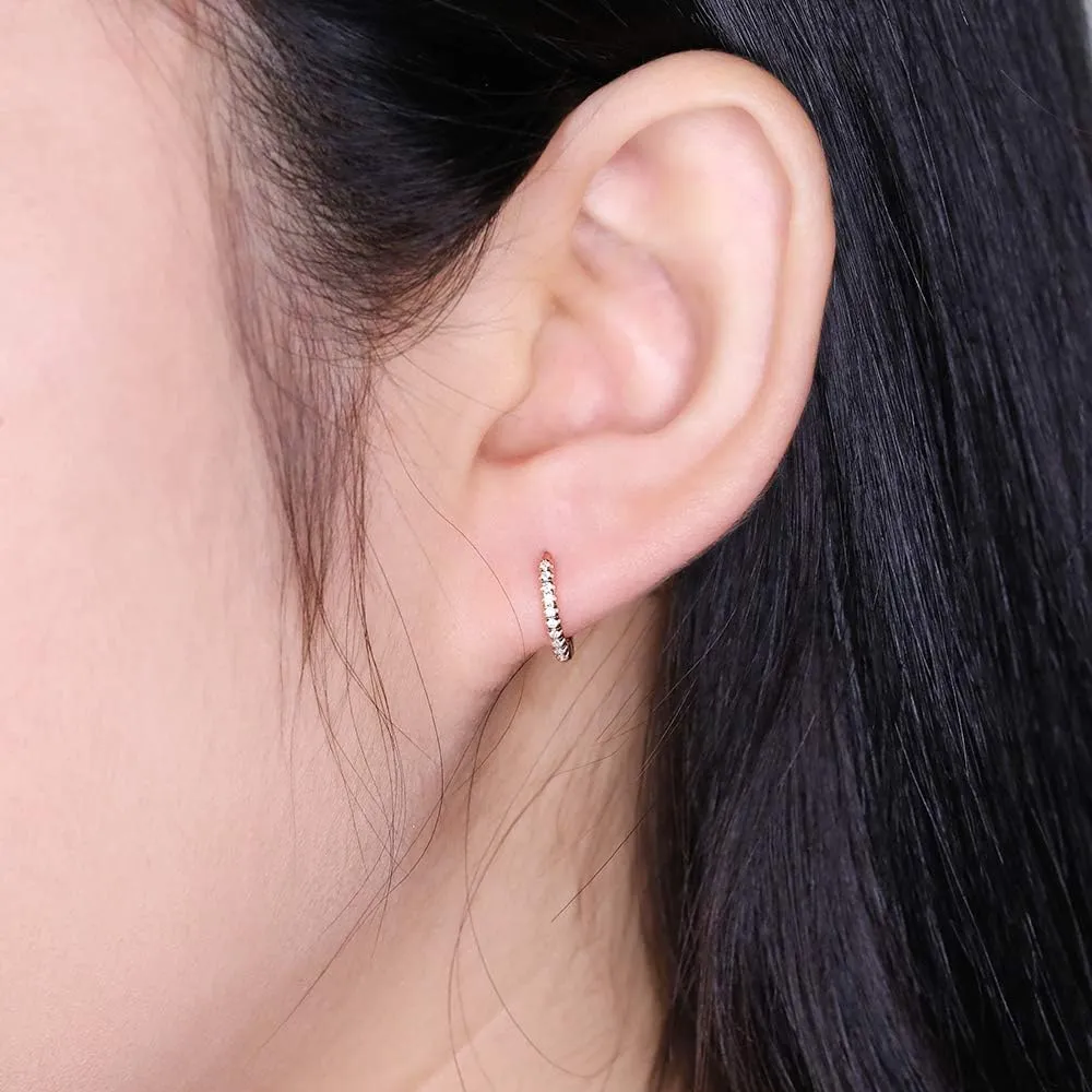 AoedeJ Sterling Silver Hoop Earrings Hypoallergenic Hoop Earrings Set Small Sterling Silver Earrings Hoops Clip On Hoop Earrings for Women Multipack