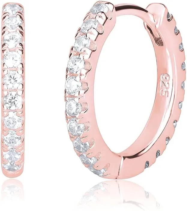 AoedeJ Sterling Silver Hoop Earrings Hypoallergenic Hoop Earrings Set Small Sterling Silver Earrings Hoops Clip On Hoop Earrings for Women Multipack