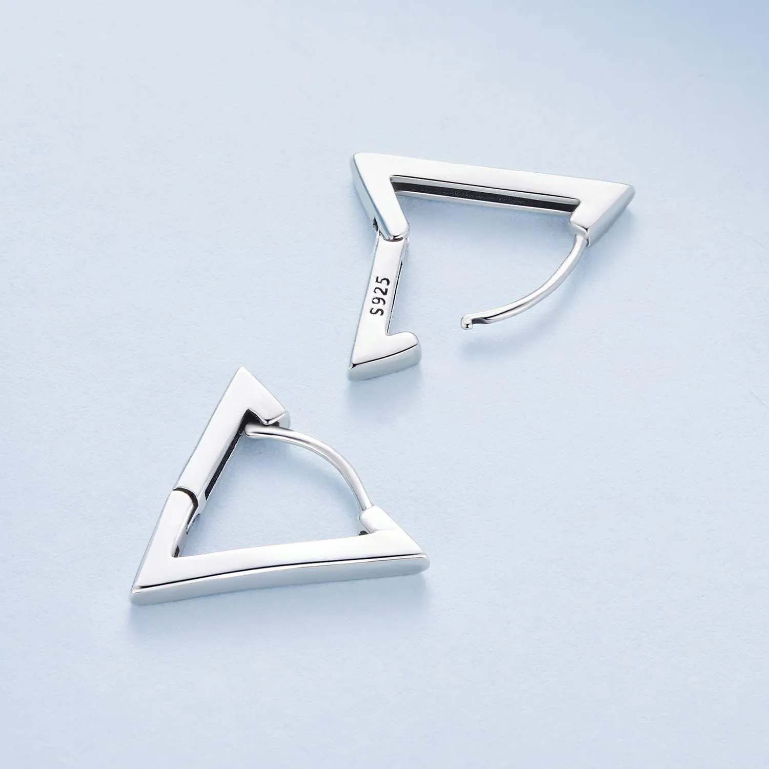 BISAER Star Earrings 925 Sterling Silver Cute Hoop Earrings for Women Hypoallergenic Small Sleeper Tragus Hoop Earrings Cartilage Jewelry Gifts