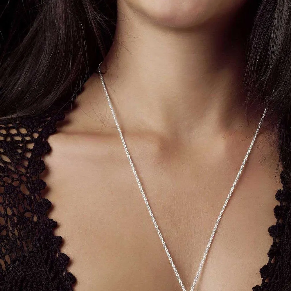 Cordelia Silver Rose Pendant