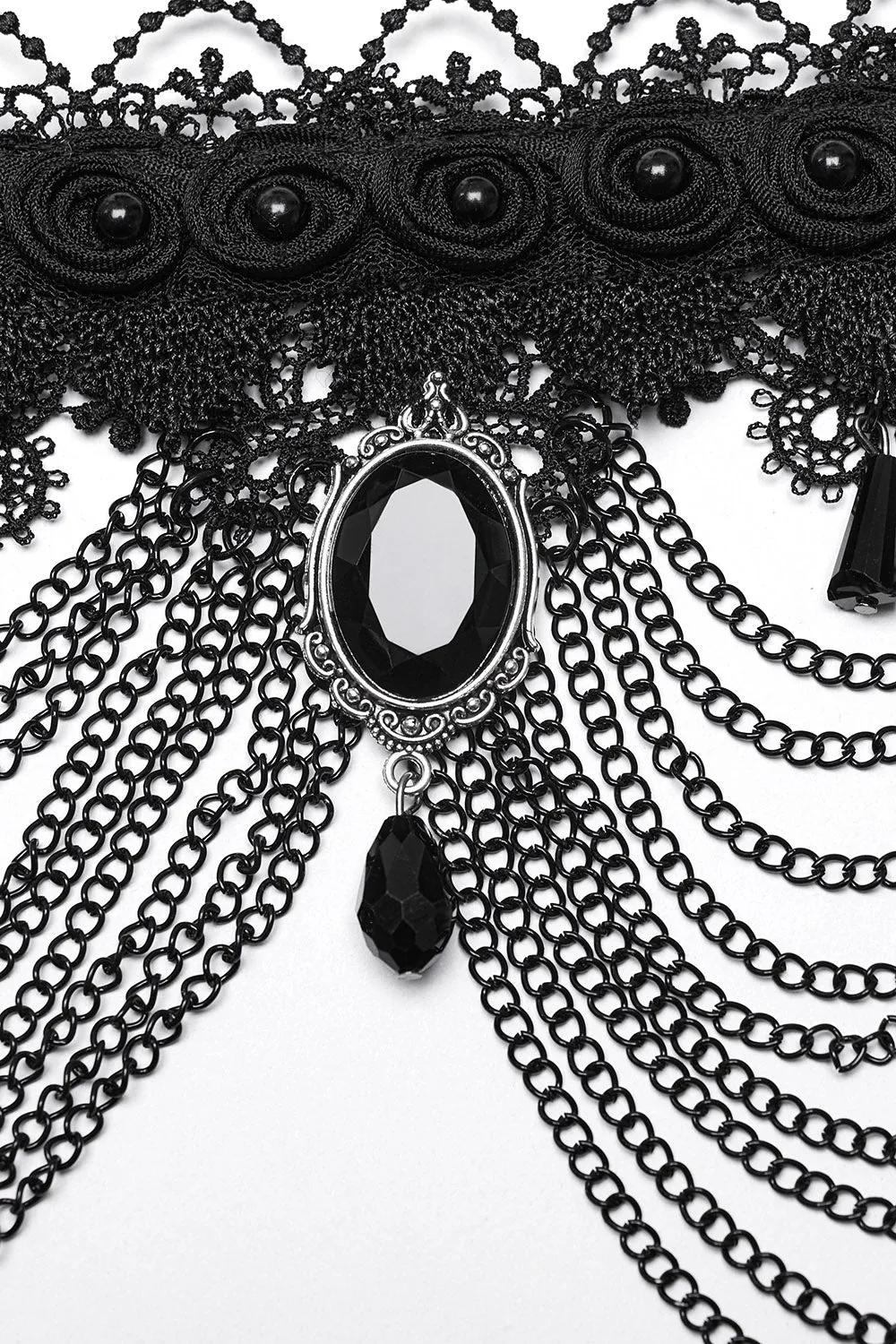 Dark Ages Layered Lace Choker