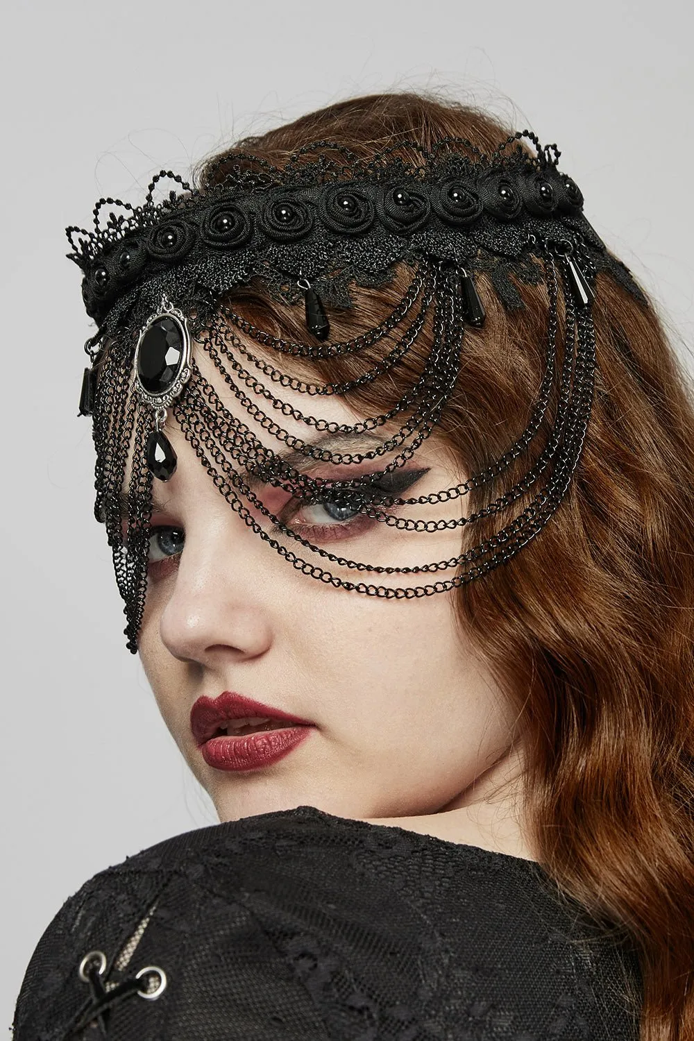Dark Ages Layered Lace Choker
