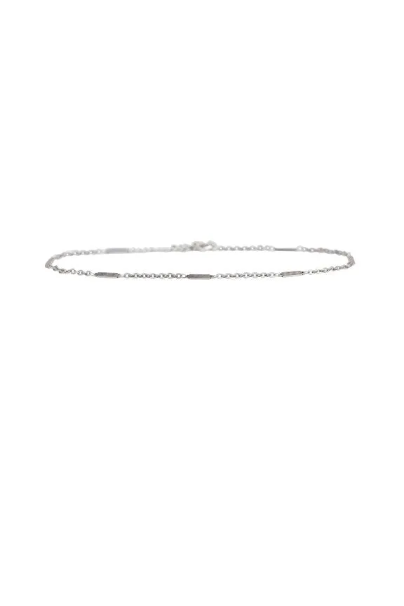 Desert Essence Chain Choker in Silver
