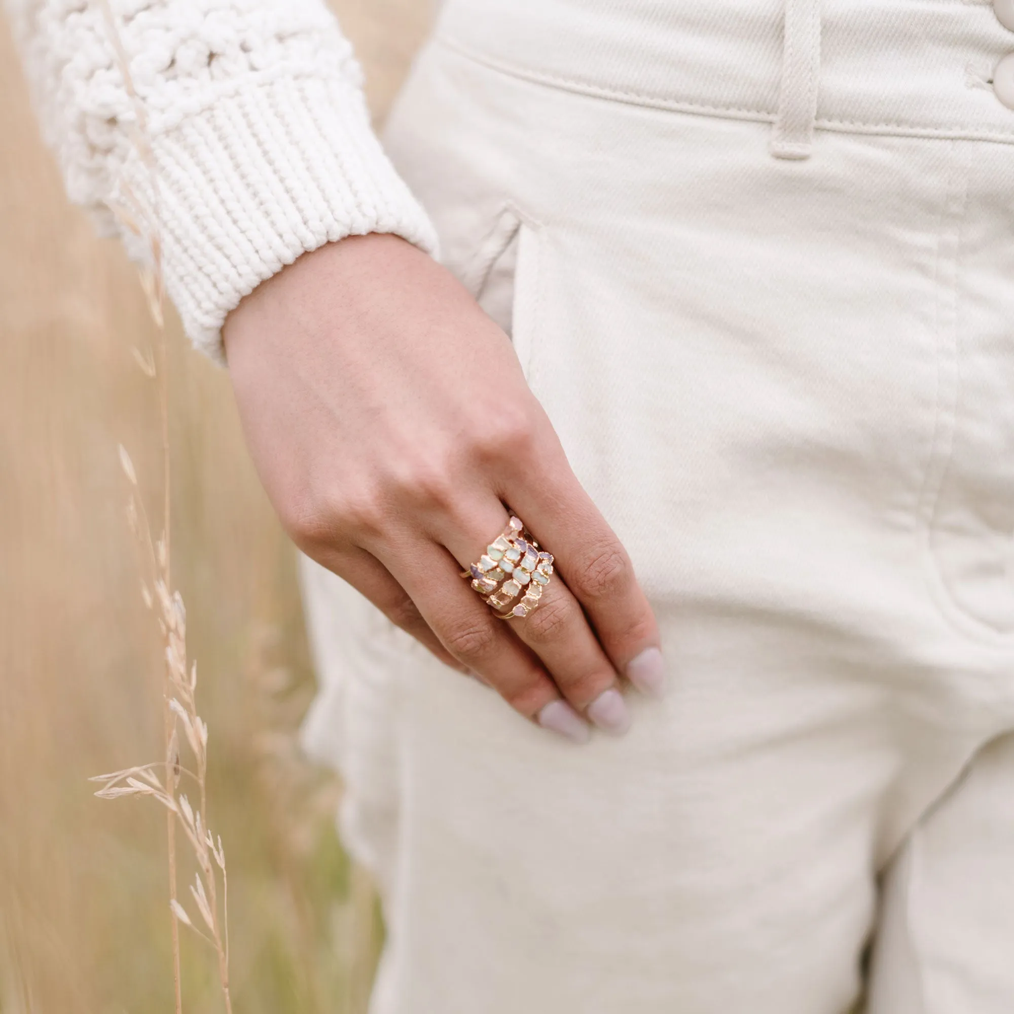 Desert Sunrise Gemstone Ring