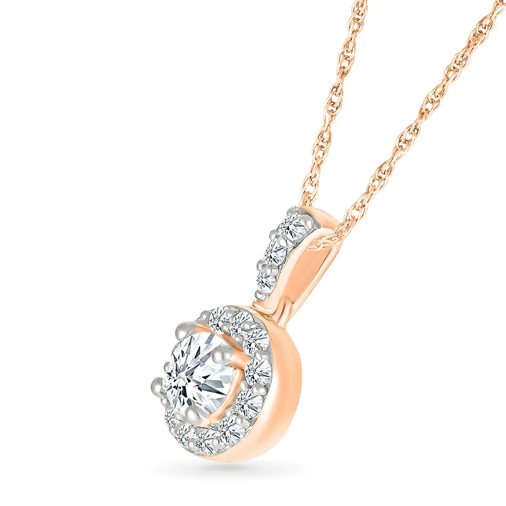 Diamond Round Pendant