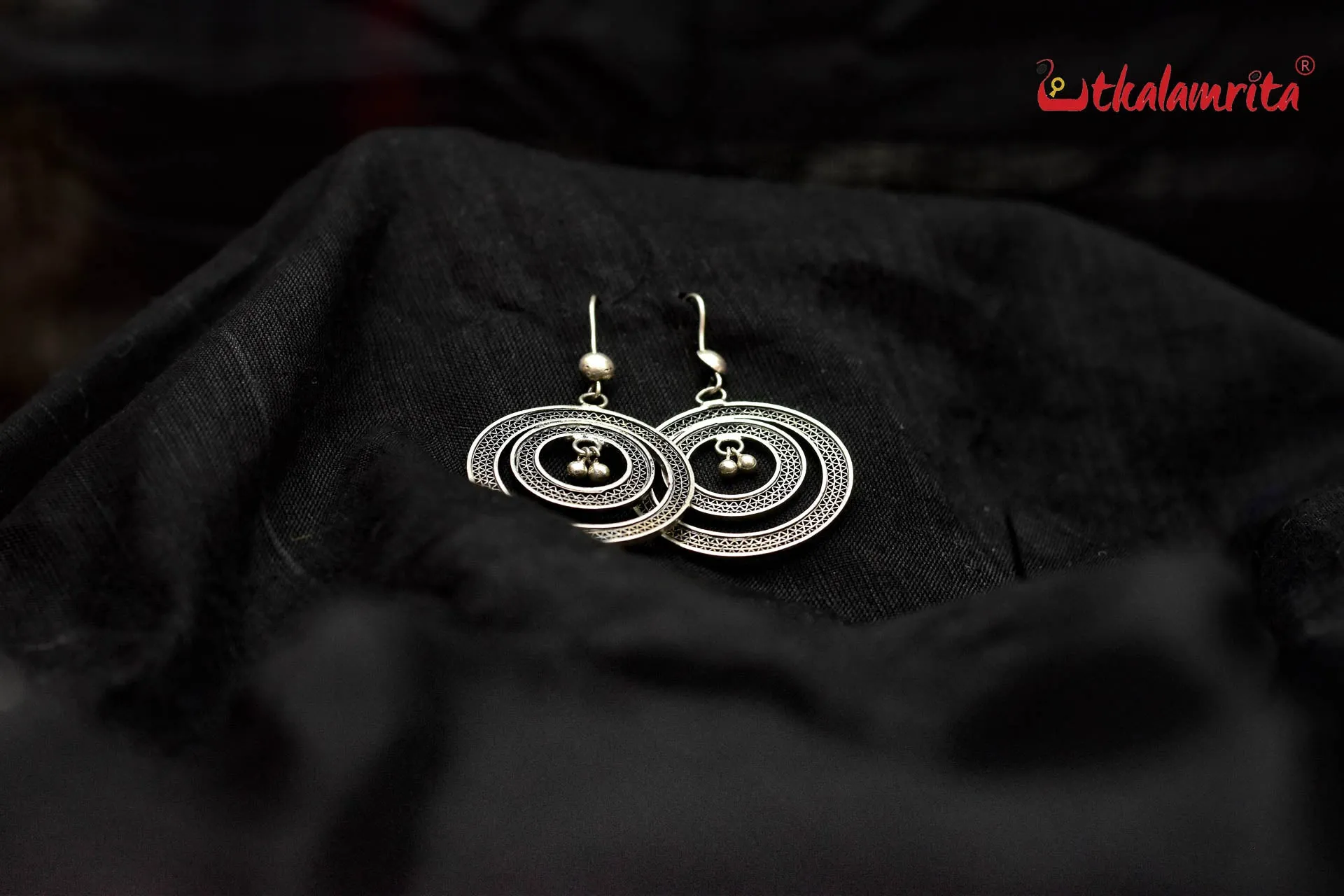 Double Circles Rupa Tarakasi (Danglers)