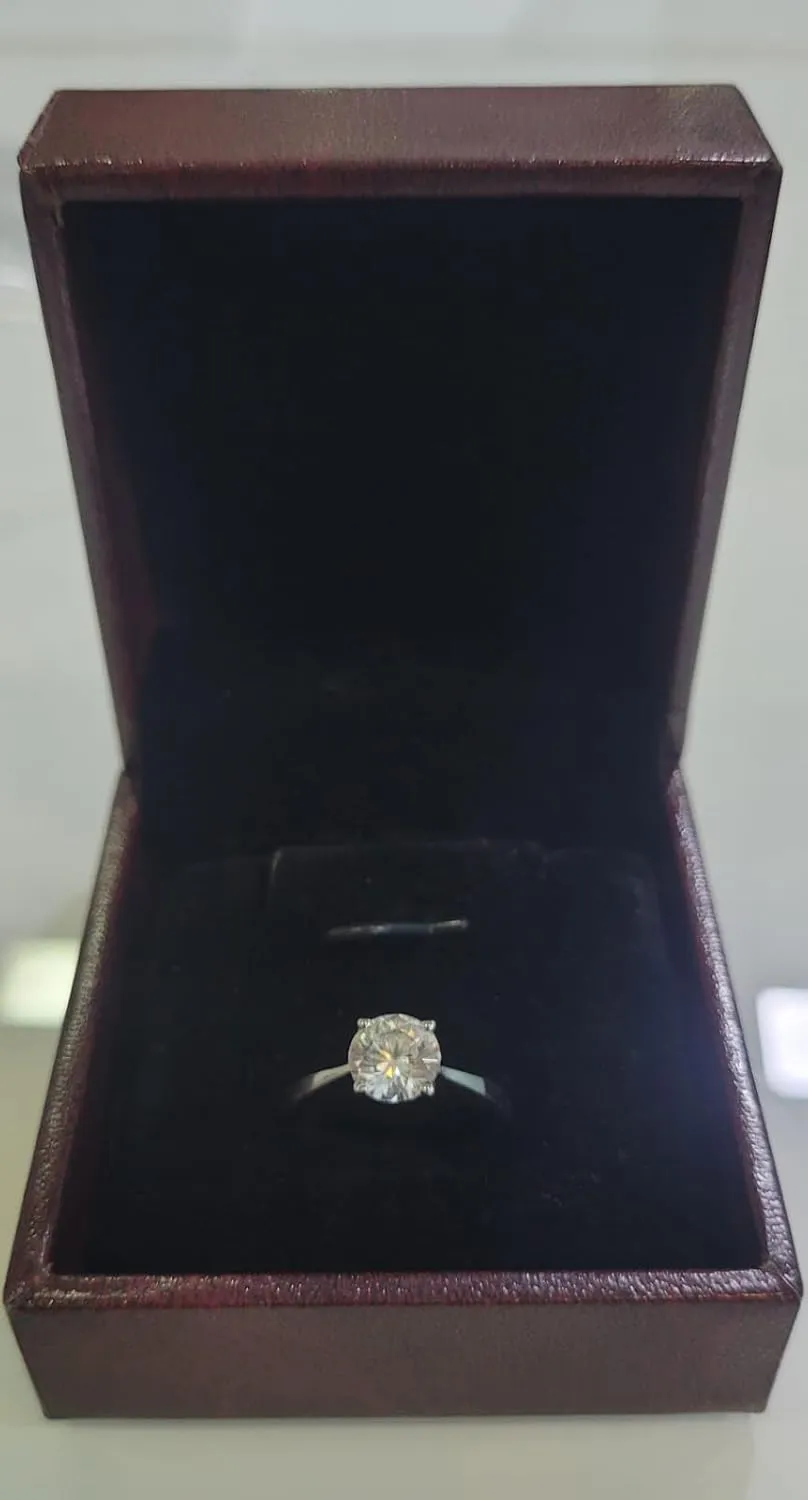 EternalDia Lab Grown Diamond Engagement Ring For Women IGI Certified Ultra Premium Colorless Diamond D-E/VVS 14K Gold Wedding and Solitaire Ring 1 Ct & 2 carat Womens Jewelry