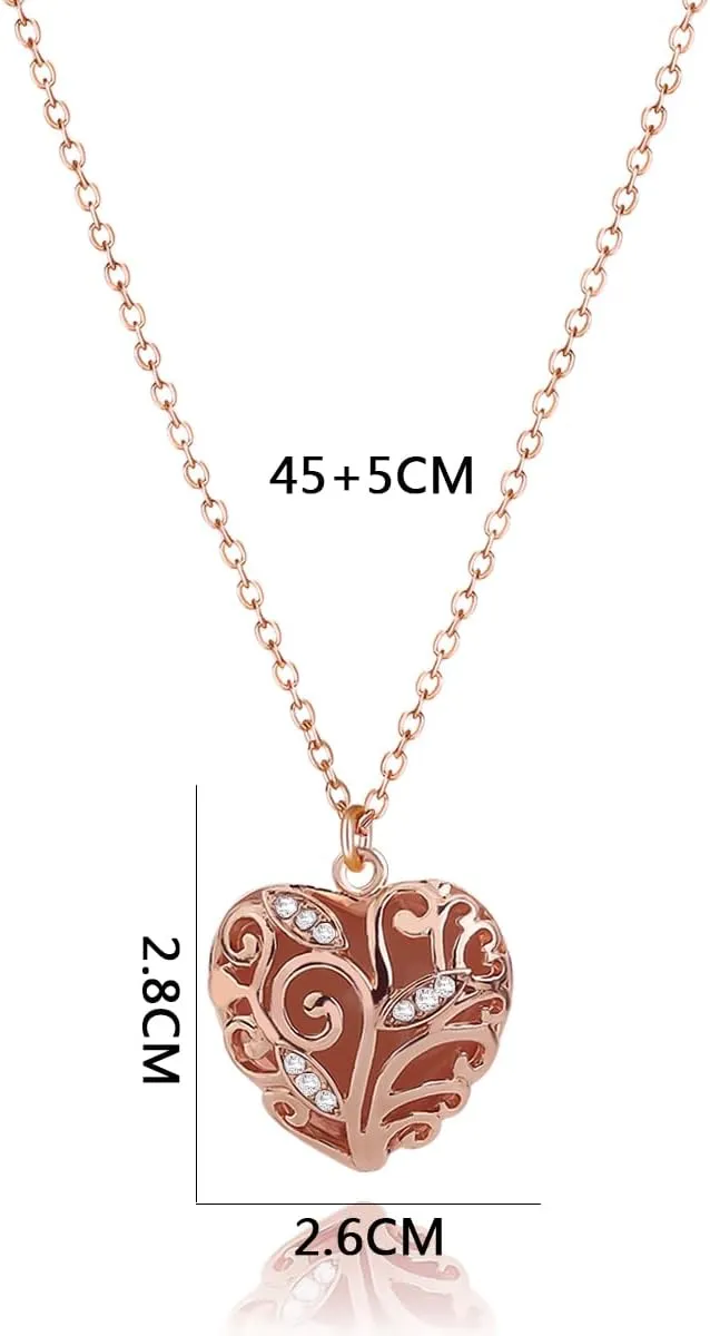Fantasy Glow in the heart-shaped Necklaces - Jewelry Charms Pendants for Women - Fairy, witches, Space Necklace