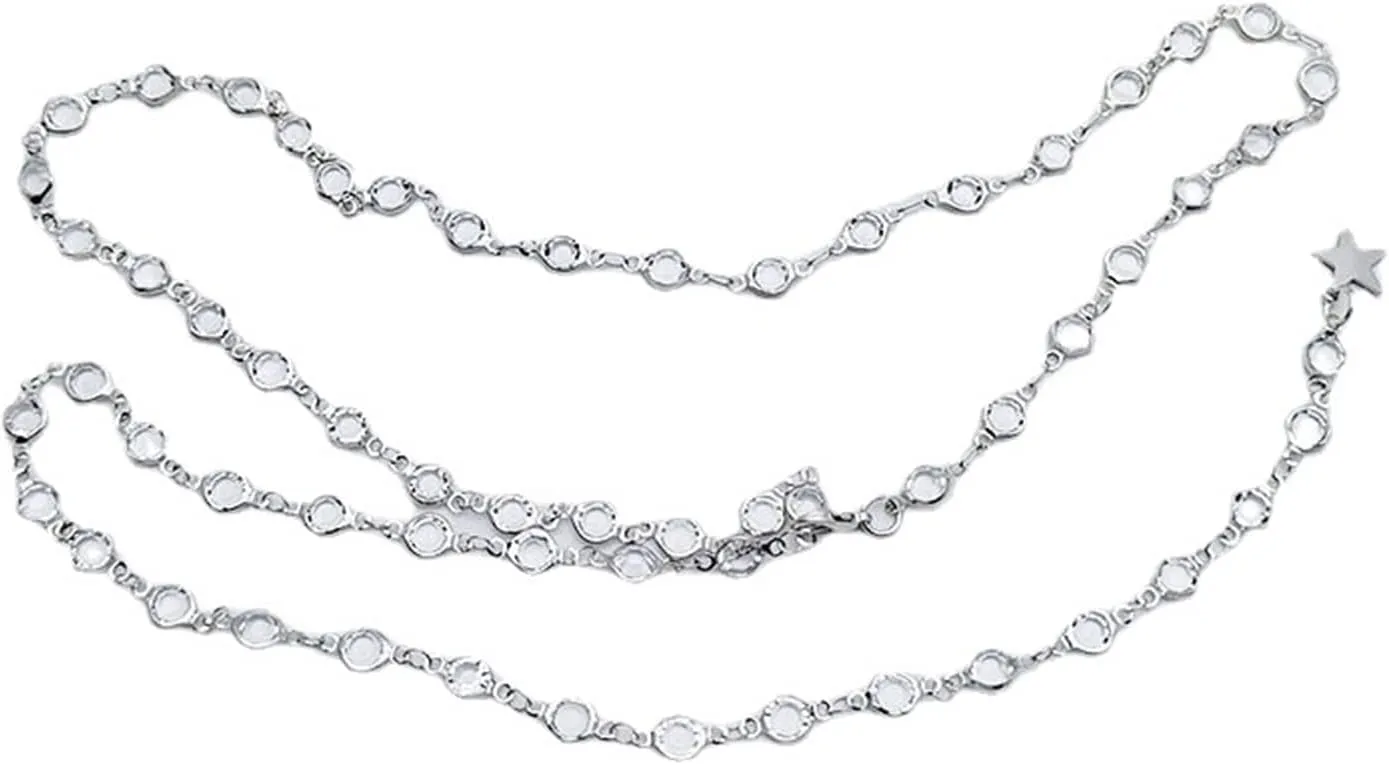Fashion Crystal Rhinestone Choker Necklace Women Wedding Accessories Belly Chain Chokers Jewelry Collar for Women