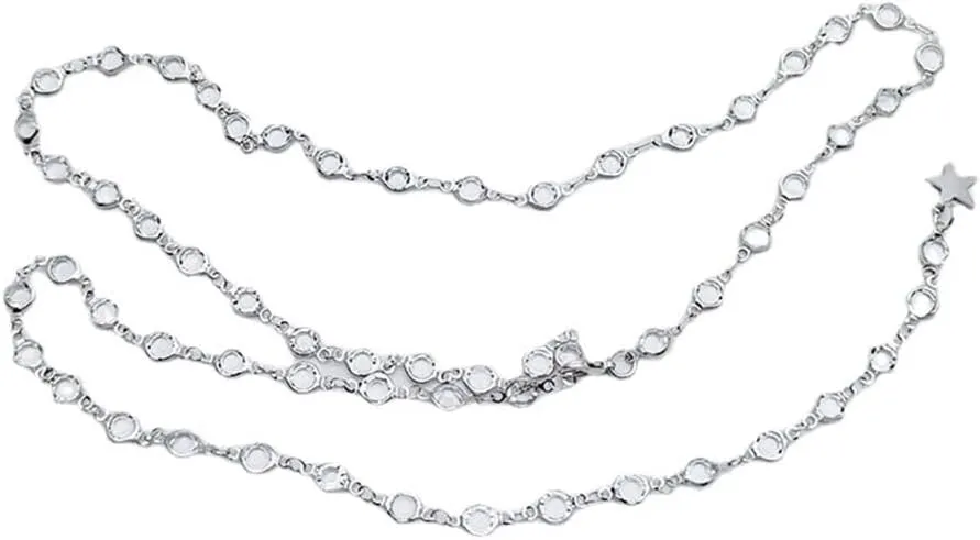 Fashion Crystal Rhinestone Choker Necklace Women Wedding Accessories Belly Chain Chokers Jewelry Collar for Women