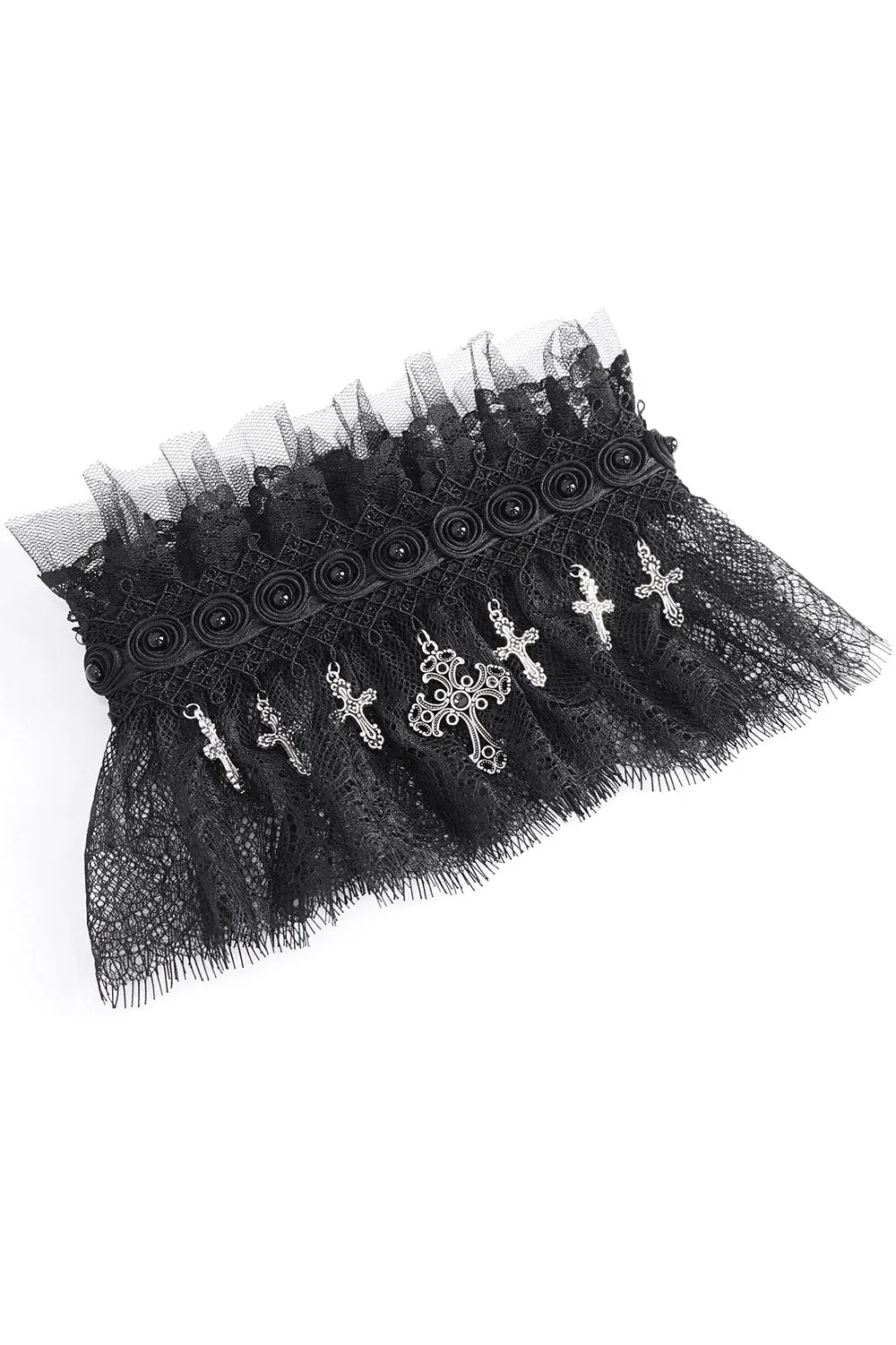 Ghost Medium Gothic Lace Collar