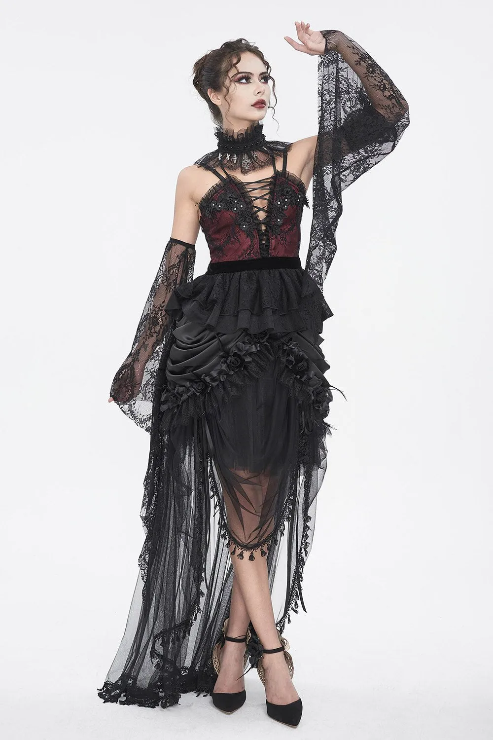 Ghost Medium Gothic Lace Collar