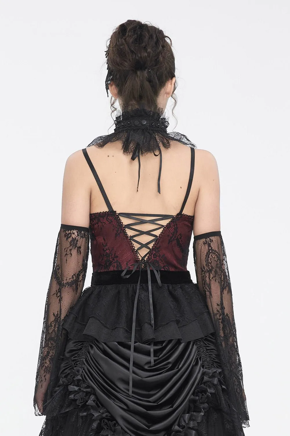 Ghost Medium Gothic Lace Collar