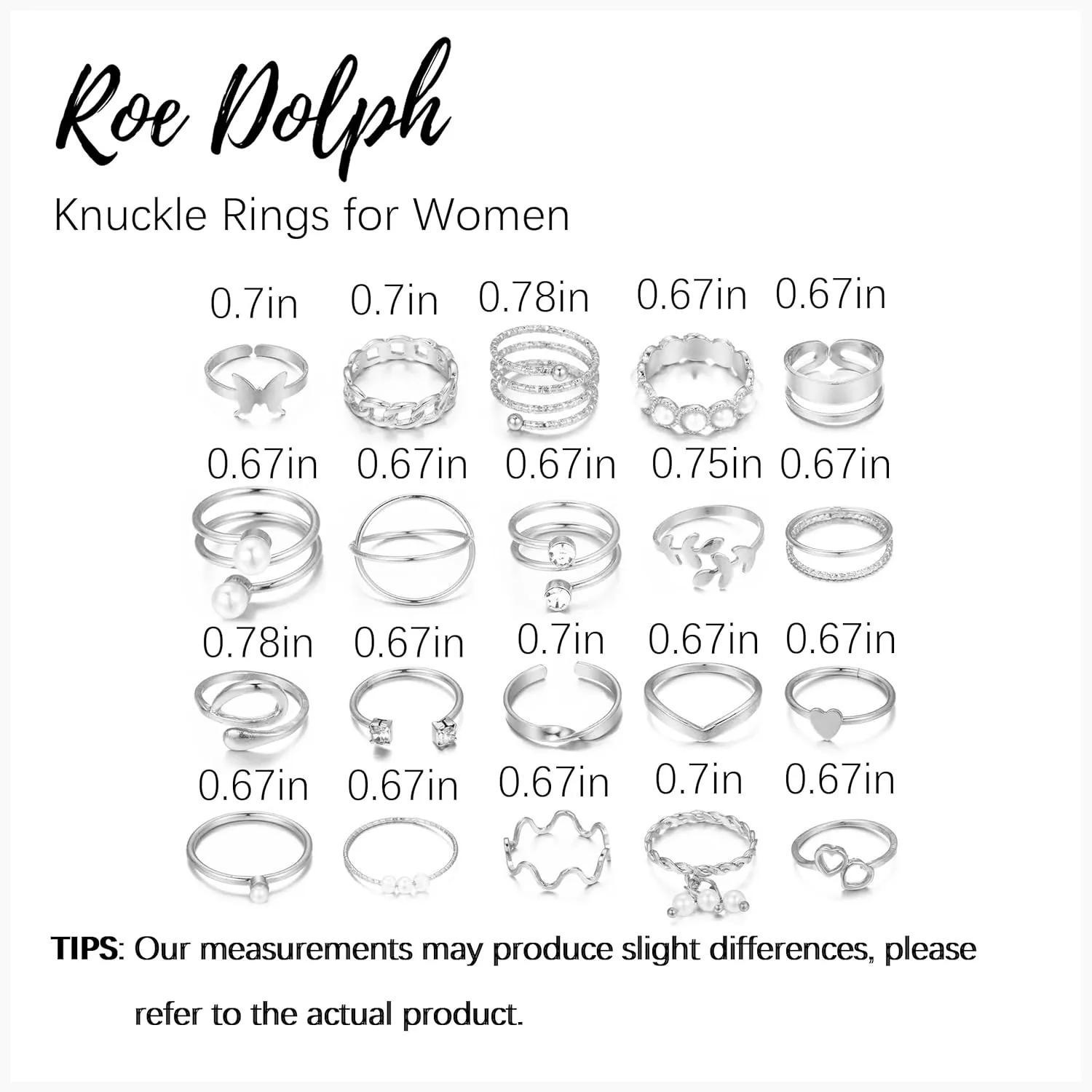 Gold Stackable Rings for Women Non Tarnish Boho Stacking Rings Set Gold Plated Knuckle Rings Rhinestone Moon Star Leaf Rings Midi Pinky Thumb Rings Christmas Stocking Stuffers Gifts Trendy Stuff