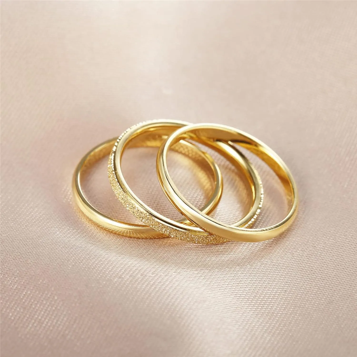 Long tiantian Gold Rings for Women Non Tarnish Stocking Stuffers for Women Stackable Rings for Women Gifts Trendy Stuff Adjustable Rhinestone Knuckle Rings Set Jewelry Christmas Gifts