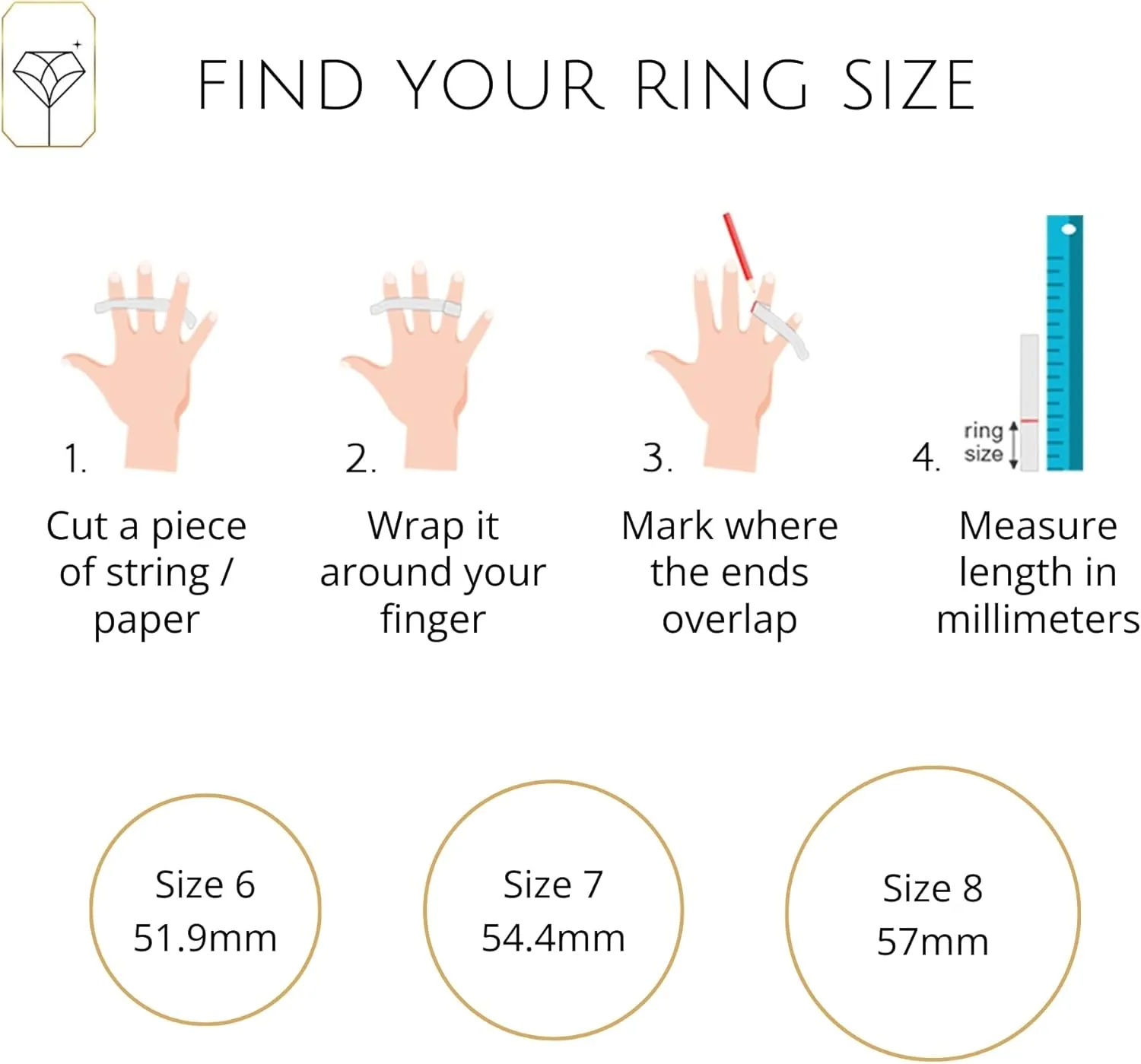 MAX   STONE Solid 10K Gold Emerald Cut Gemstone Rings for Women with Twisted Band | Birthstone Rings in Size 6 to 8 | Anti Tarnishing Statement Cocktail Ring with Gift Box