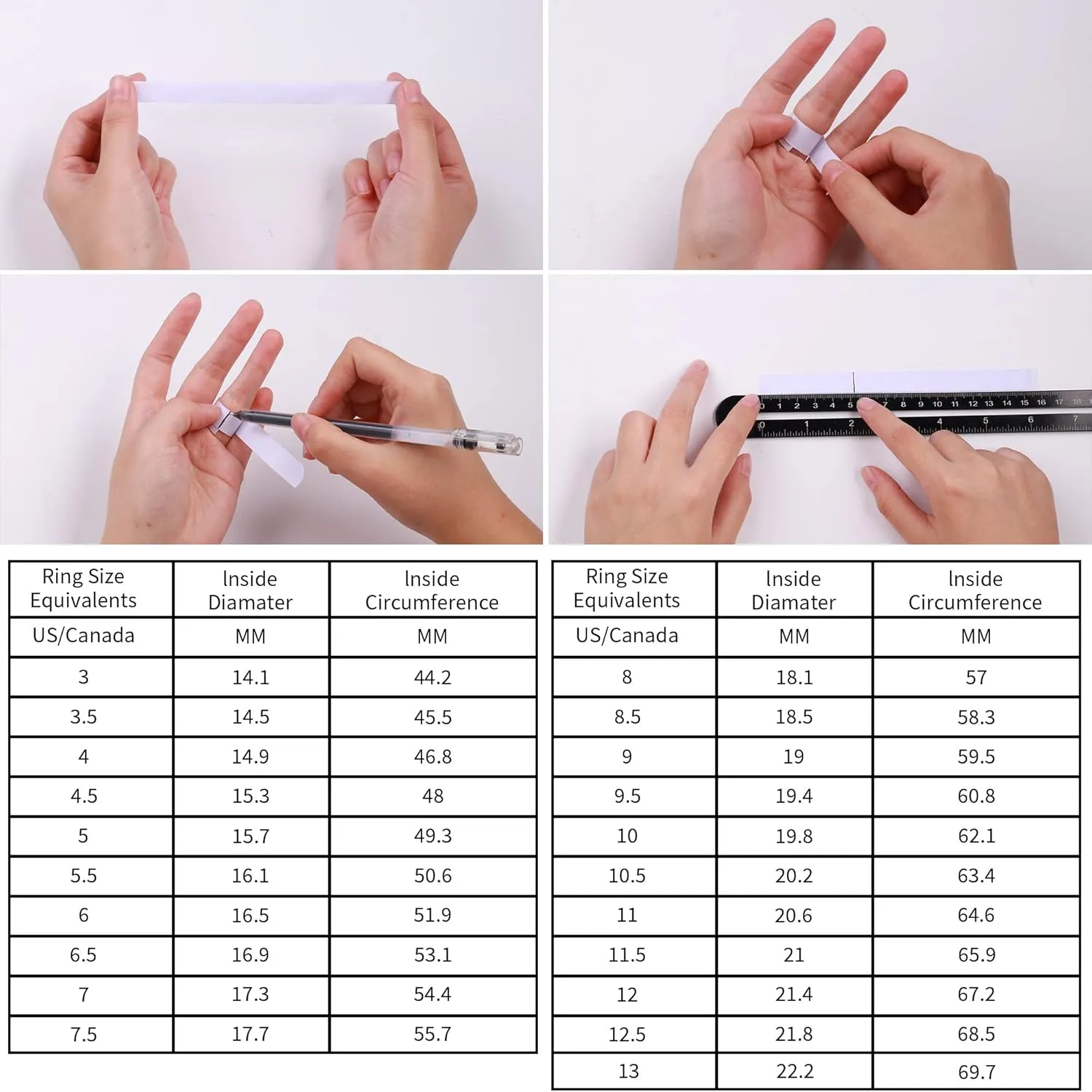 MOOSEA 2CT Moissanite Engagement Rings for Women, Round D Color VVS1 Clarity Lab Created Diamond Rings 14K White Gold Vermeil Solitaire Moissanite Rings for Women Promise Rings for Her Jewelry Gifts