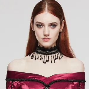 Nightshade - Gothic Bead Choker