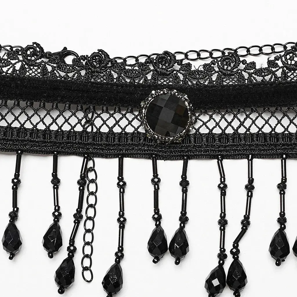 Nightshade - Gothic Bead Choker