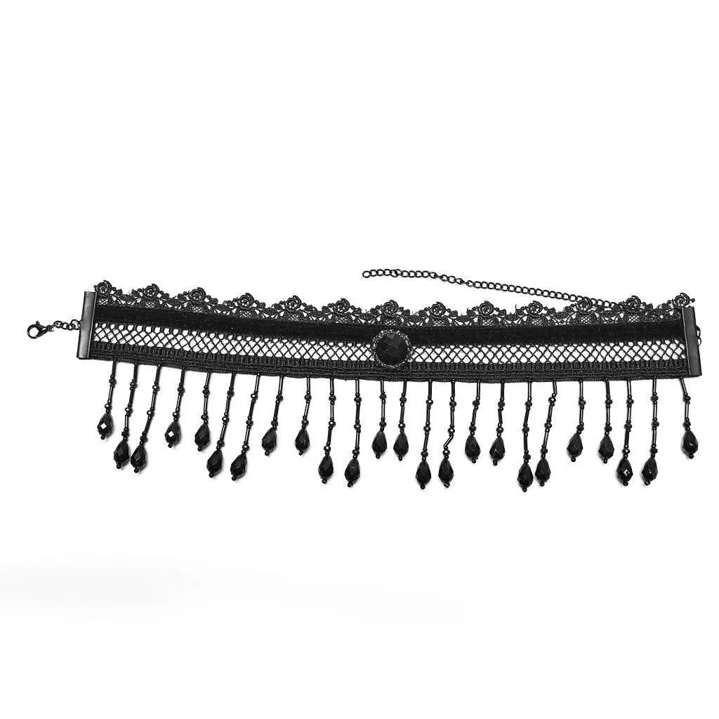 Nightshade - Gothic Bead Choker