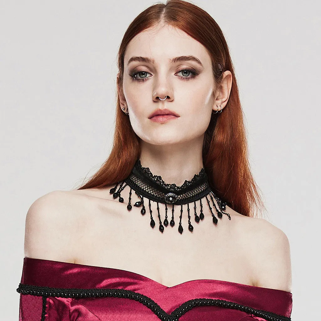 Nightshade - Gothic Bead Choker
