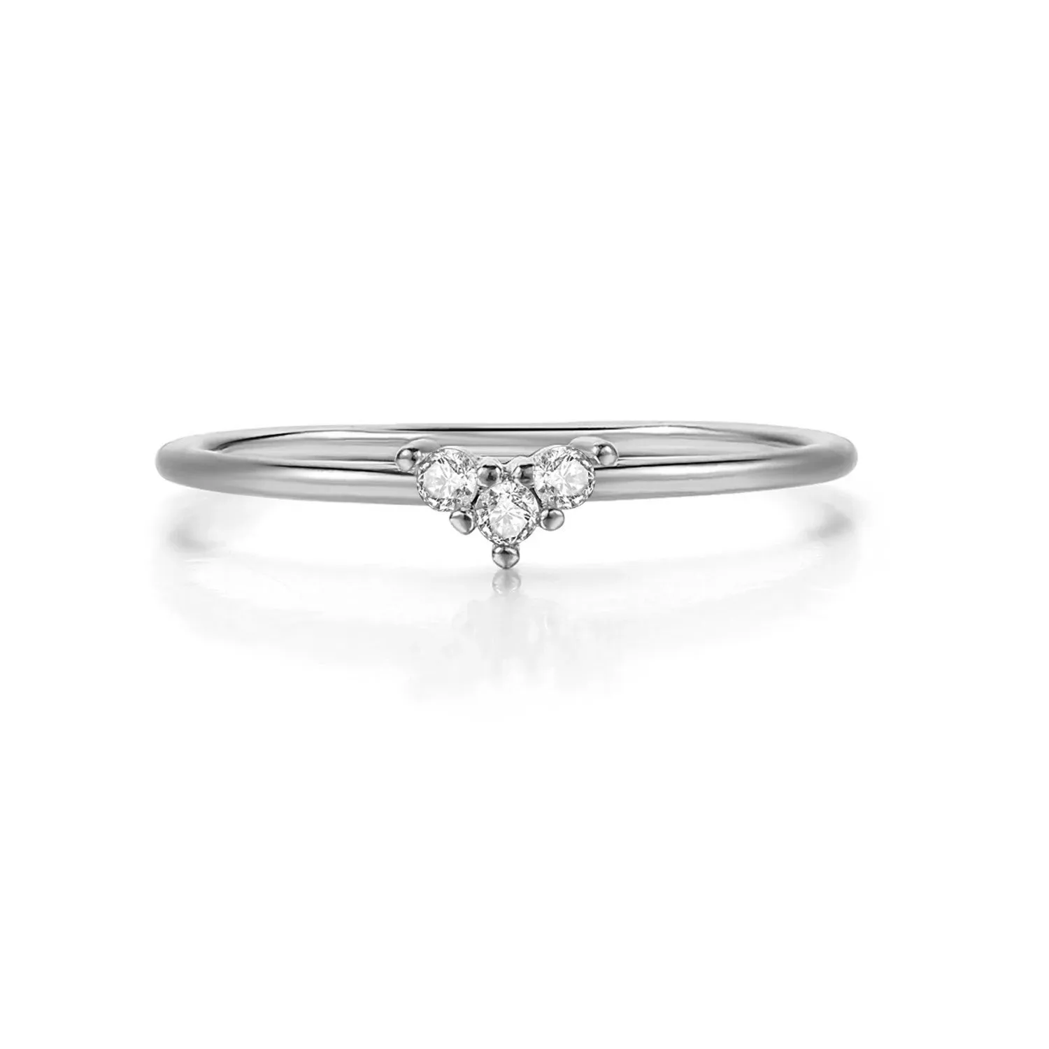 Rings For Women Little Heart Shaped Gold Color Wedding Engagement Dainty Ring Jewellry Zircon Romantic Fashion Jewelry KBR014-M