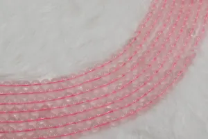 Rose Quartz Beads, Natural Round Crystal Beads 4mm to 12mm