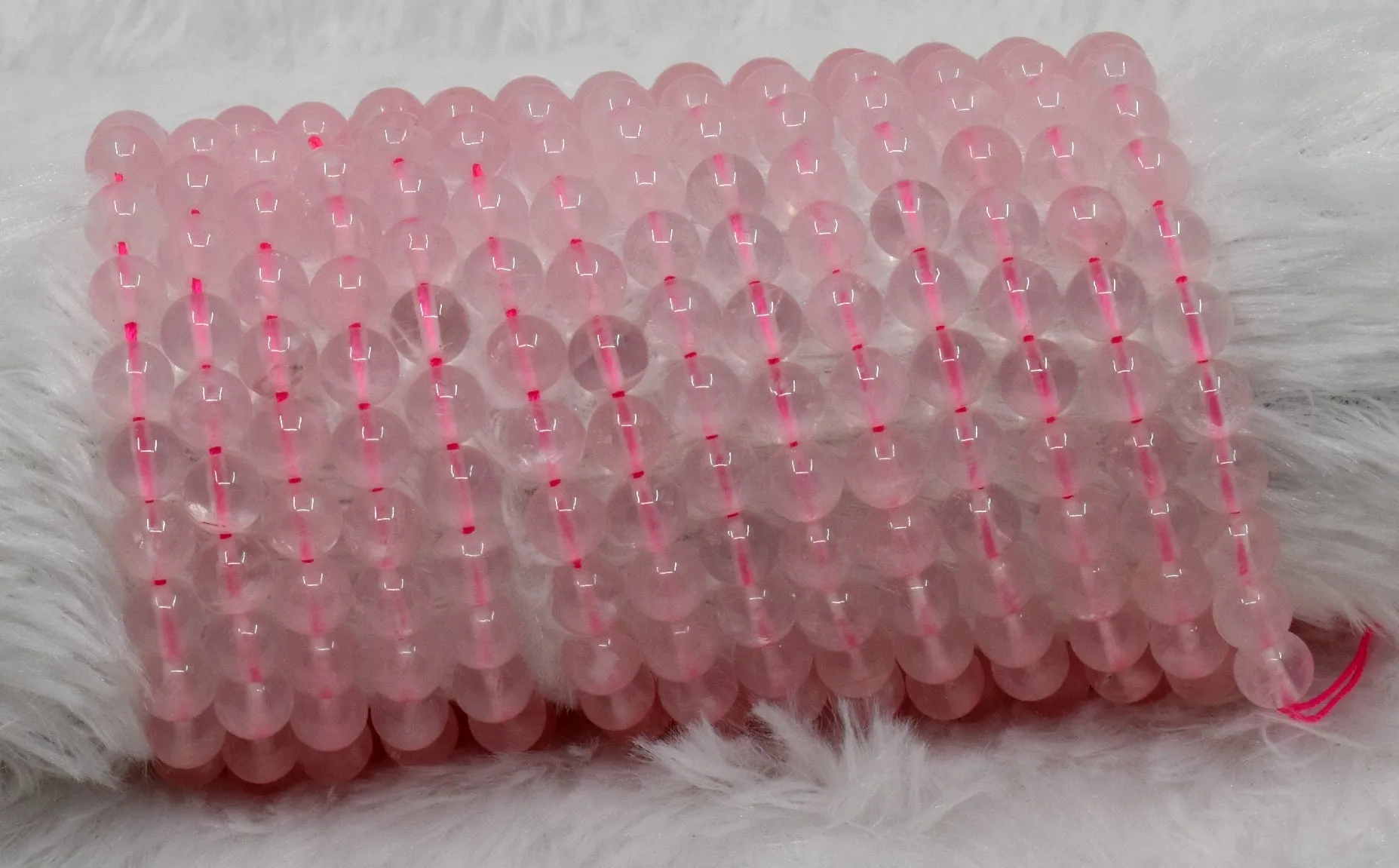 Rose Quartz Beads, Natural Round Crystal Beads 4mm to 12mm