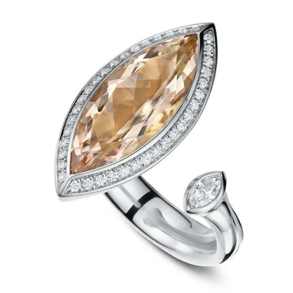 Satellite Marquis Morganite