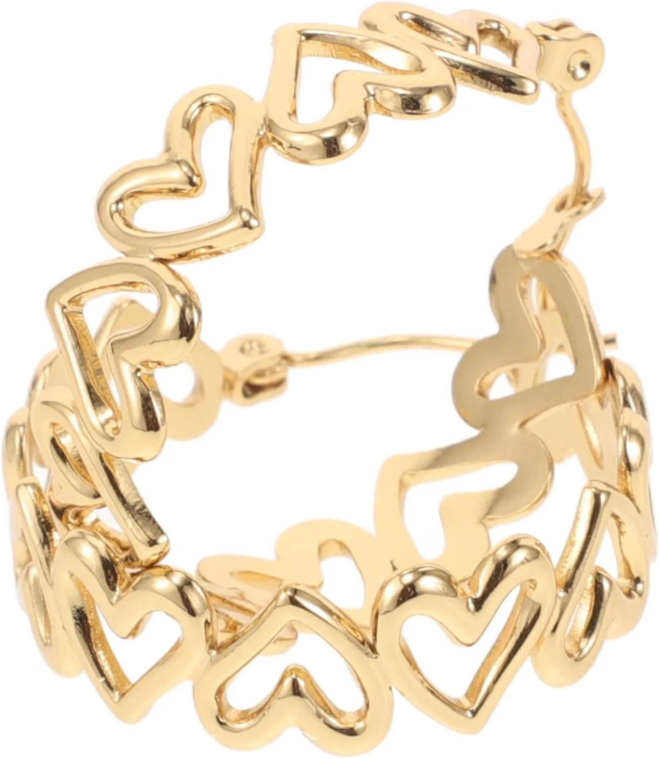 Stainless Shaped Hoop Earrings for Women and Men Tiny Cartilage Jewelry Elegant Gold Finish Lightweight and Comfortable for Daily Wear for Any Occasion