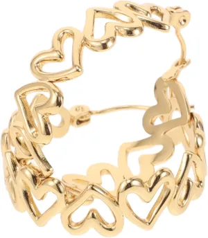 Stainless Shaped Hoop Earrings for Women and Men Tiny Cartilage Jewelry Elegant Gold Finish Lightweight and Comfortable for Daily Wear for Any Occasion
