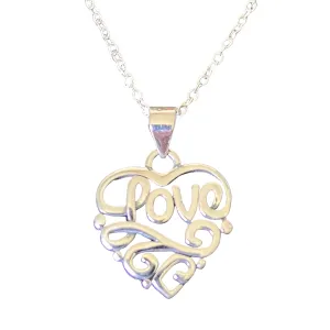 Sterling Silver for Women Layered Necklace Pendant for Girl Choker Chain A Christmas Gift for Women girl Y Silver Heart Necklace, Celtic Pendants, Minimal Jewelry (Heart)