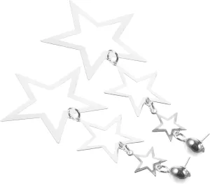 Toyvian Star Charm Earrings for Women Pendant Earrings with Minimalist Design Elegant and Versatile Fashion