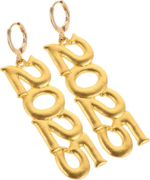YARNOW 1 Pair Earrings for Women Elegant Alloy Design for Year Parties Aesthetic and Minimalist Drop Earrings Accessory for Celebrations and Festive Events